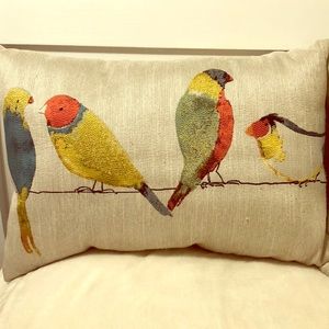 Two bird pillows